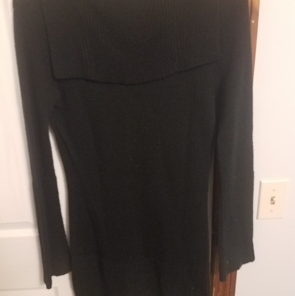 Black long length sweater/cardigan. M.K.M. Design - Picture 4 of 4